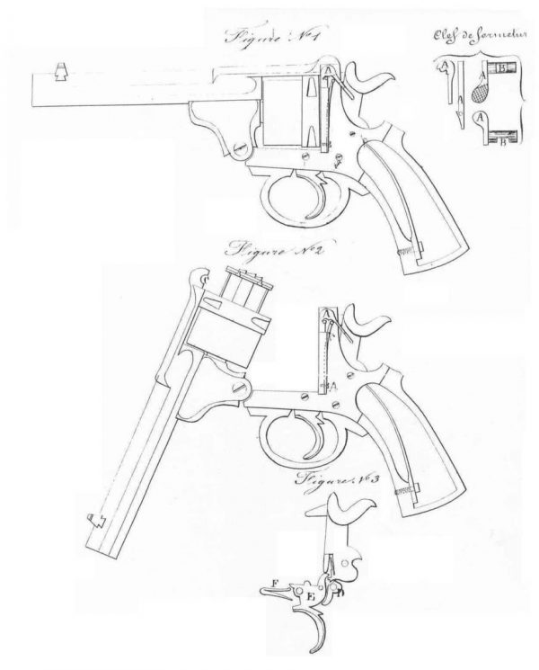 Warnant Top Break Double Action Revolver - Revivaler