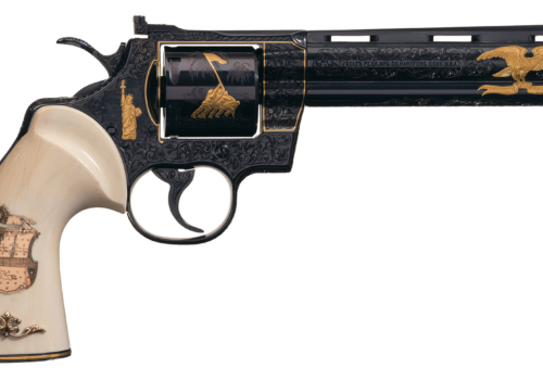 Colt Python Revolver Signed Howard Dove