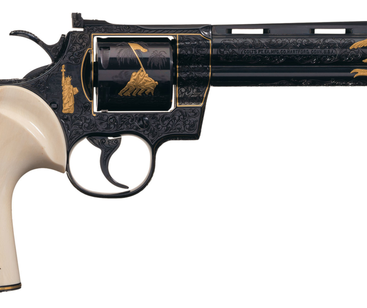Colt Python Revolver Signed Howard Dove
