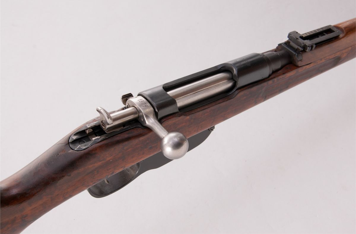 Mannlicher M1895 straight pull rifle. 
