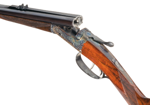 E.J. Churchill .22 Hornet Ejector Double Rifle