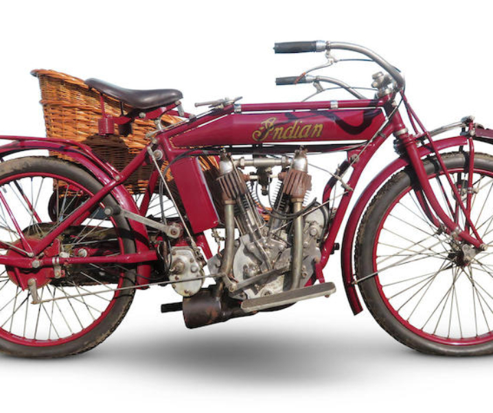 Indian 7hp Big Twin Motorcycle Combination