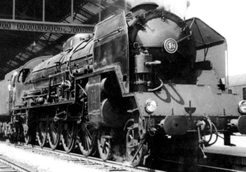 The French 241P Steam Locomotive