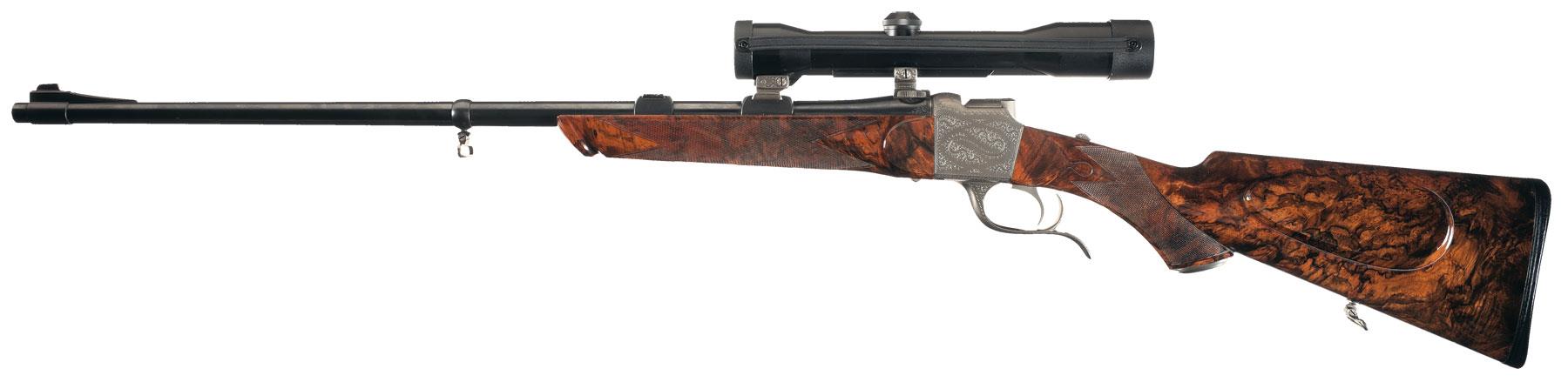 Hagn falling block rifle.