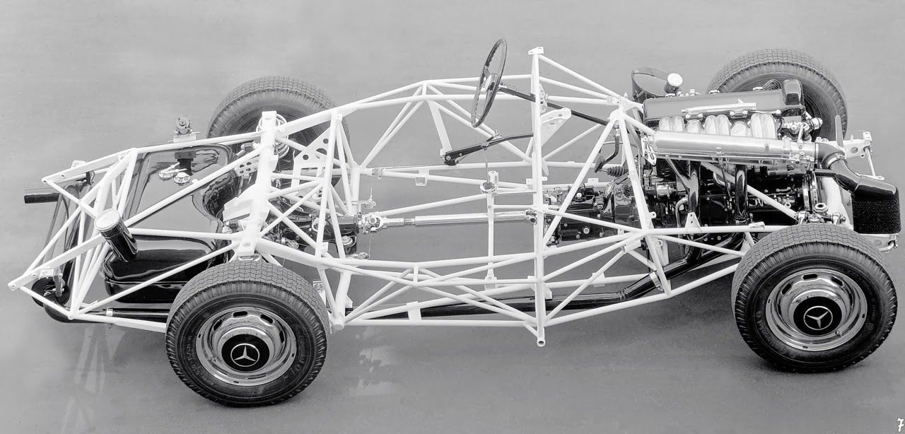 Mercedes-Benz 300SL spaceframe chassis