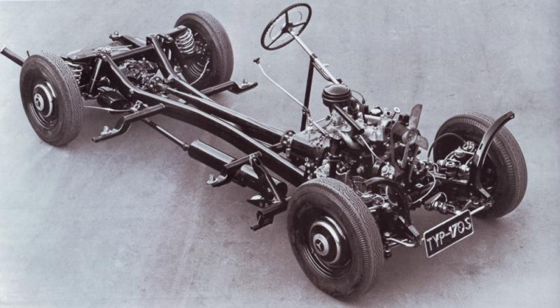 Mercedes-Benz 170V chassis.