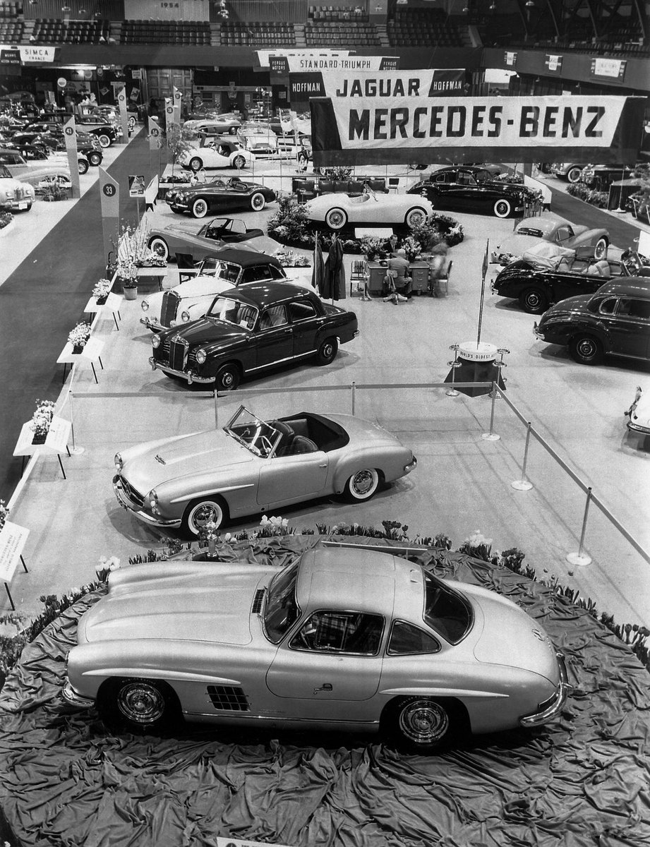 Mercedes-Benz 300SL 190SL 1954 New York Motor Show