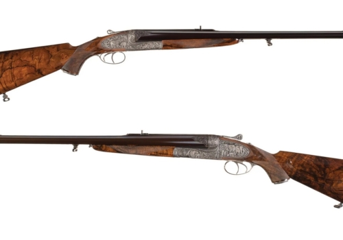 Holland & Holland Phillippe Grifnée Signed .600 and .700 Nitro Express Double Rifles