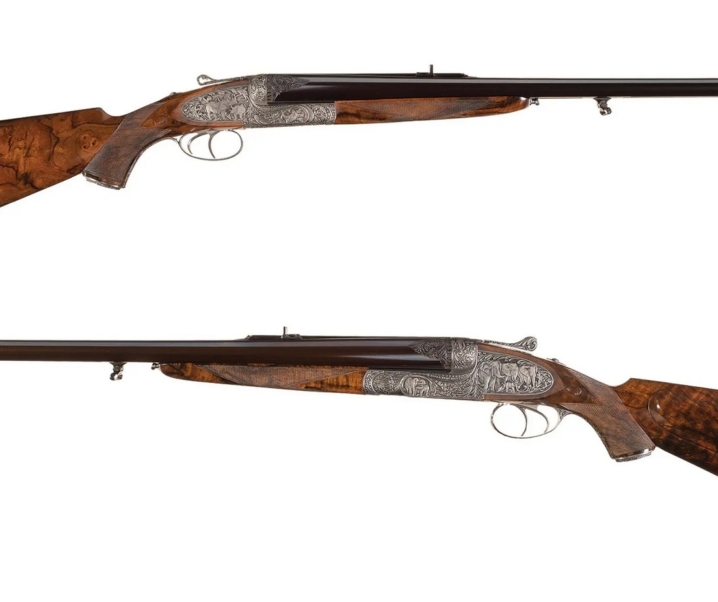 Holland & Holland Phillippe Grifnée Signed .600 and .700 Nitro Express Double Rifles