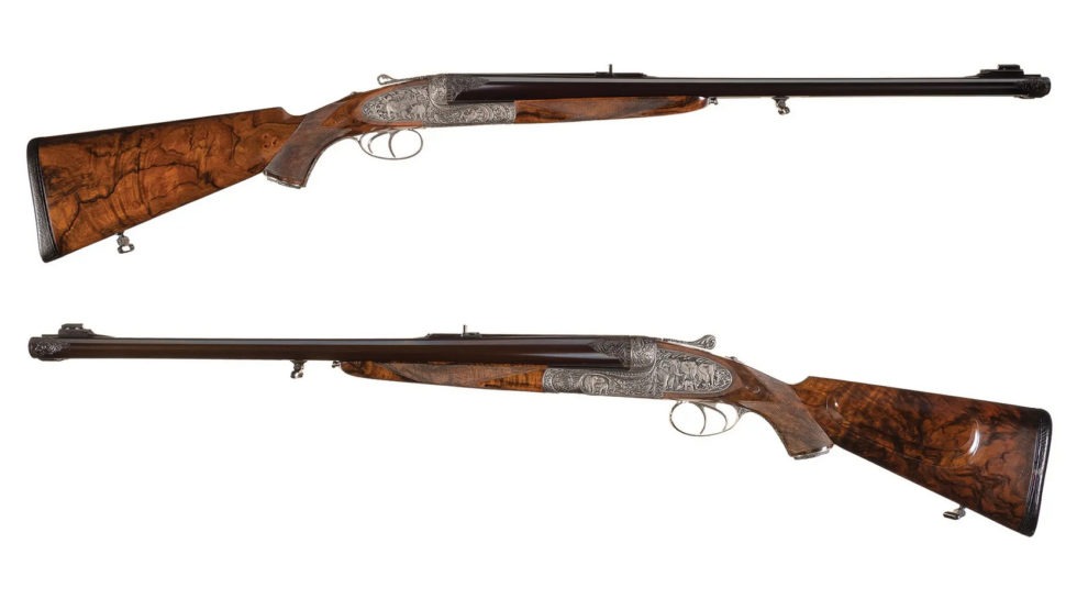 Holland Holland Phillippe Grifnee Signed 600 And 700 Nitro Express Double Rifles Revivaler