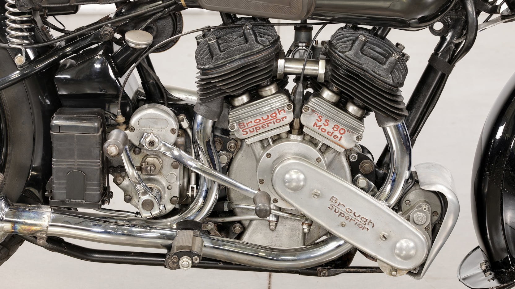 Brough Superior SS80 Matchless engine