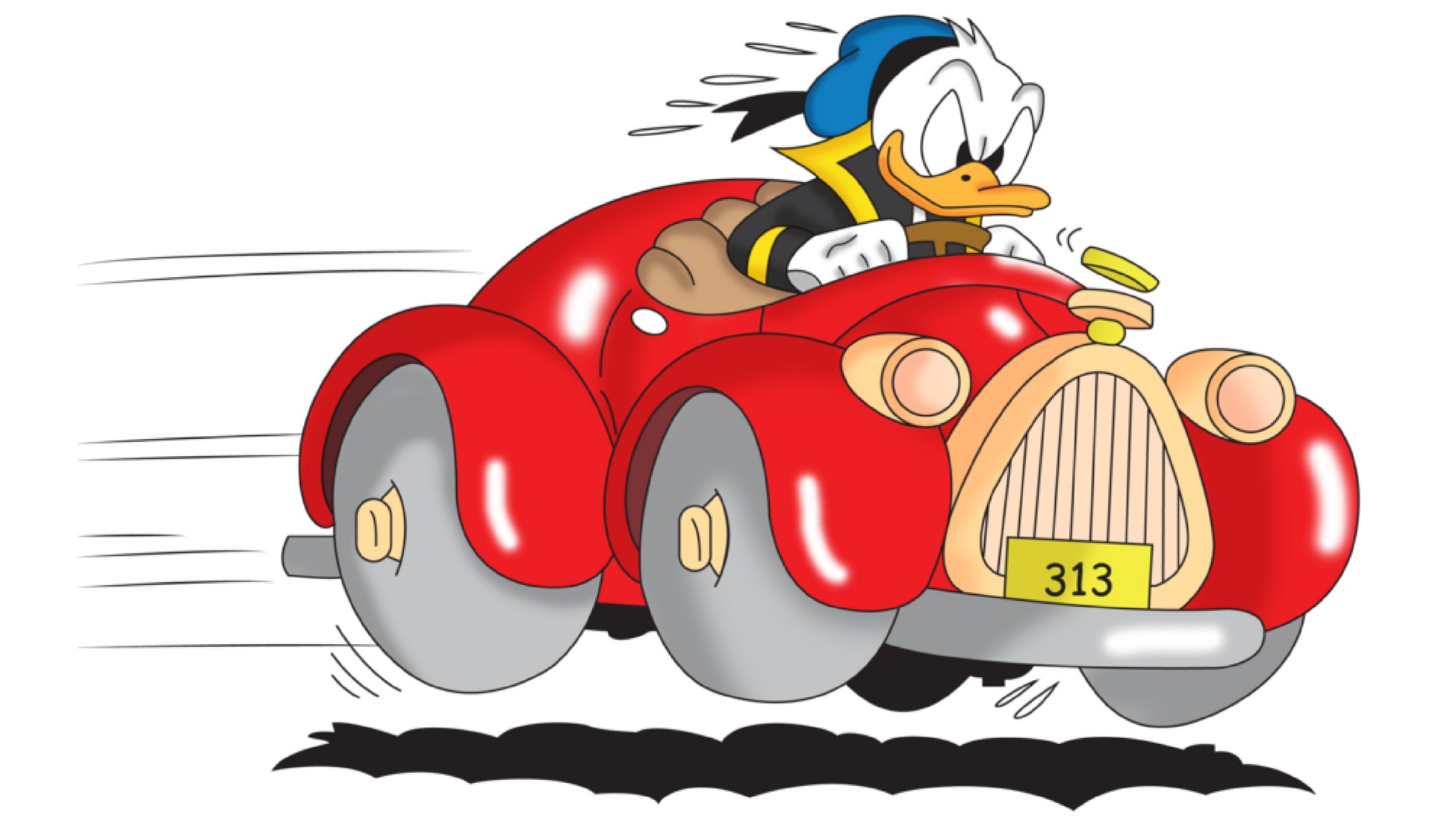 Donald Duck car