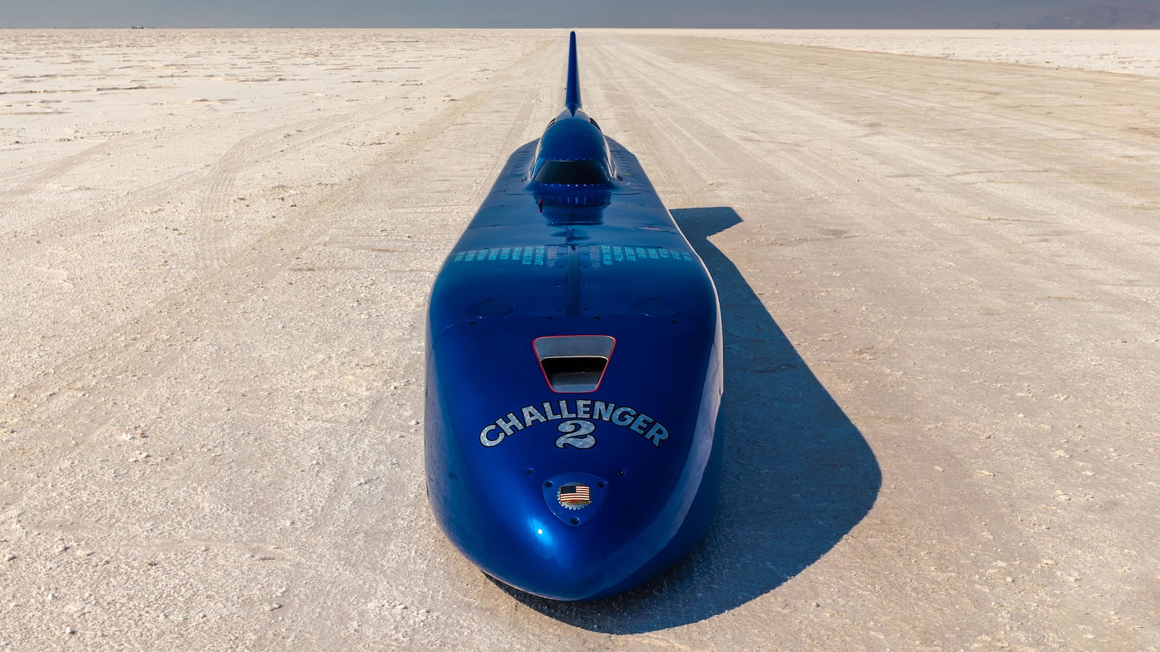 Challenger 2 speed record car