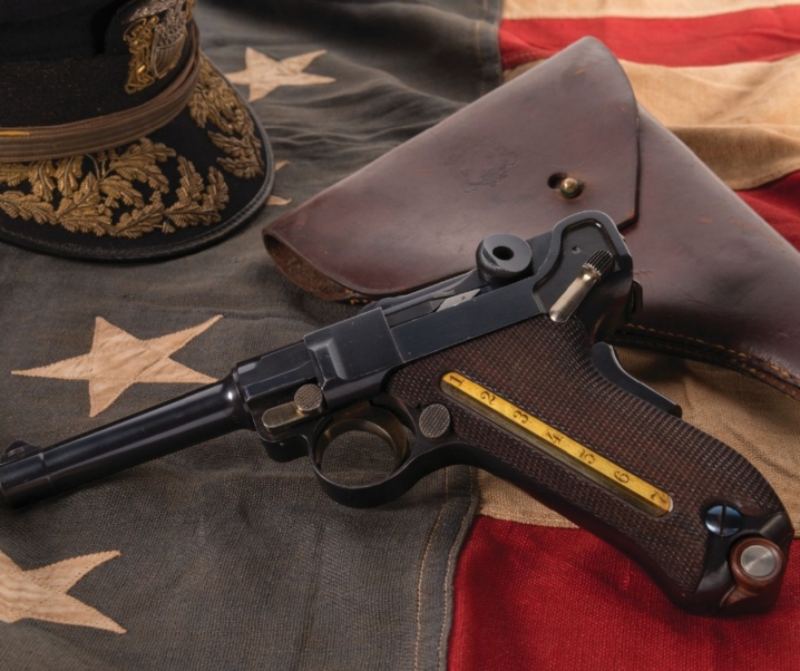 DWM Model 1902 American Eagle Cartridge Counter Luger Pistol