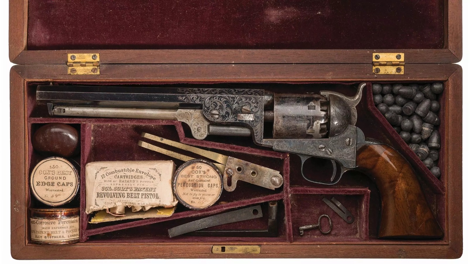 Factory Engraved Colt M1851 Navy Revolver