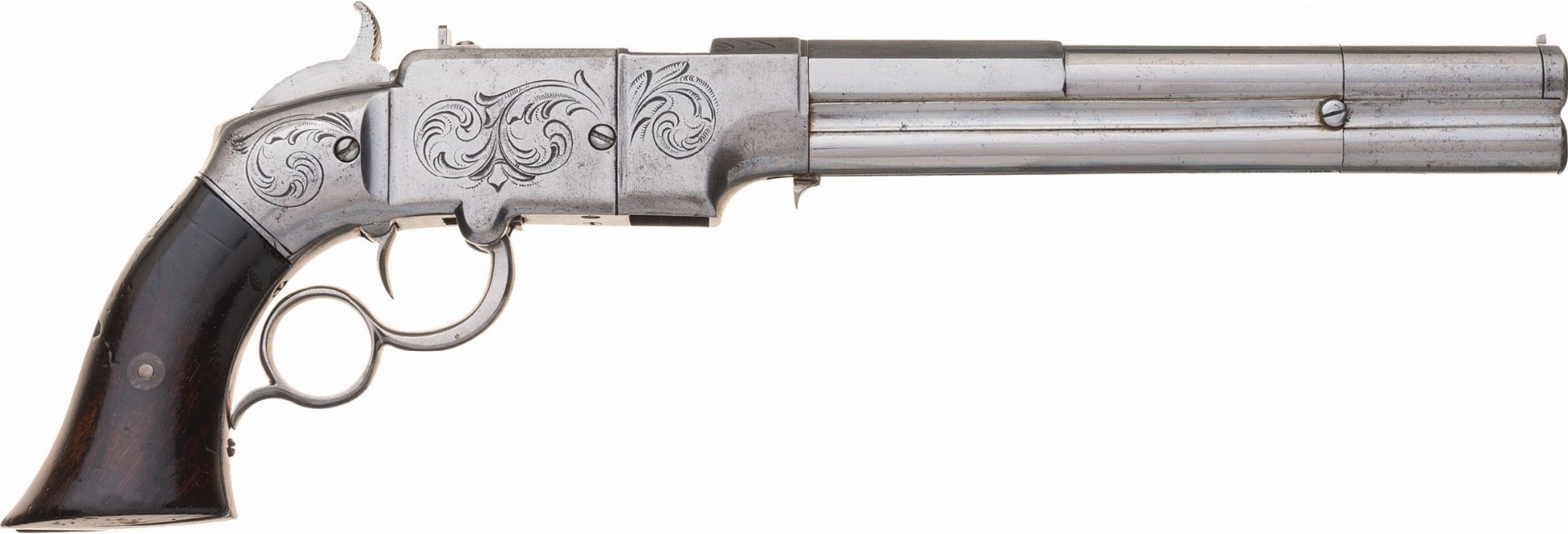 Smith and Wesson Volcanic lever action pistol handgun