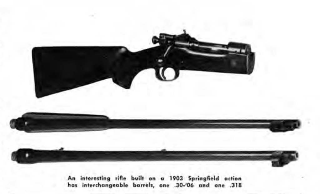 Springfield rifle switch barrel Westley Richards