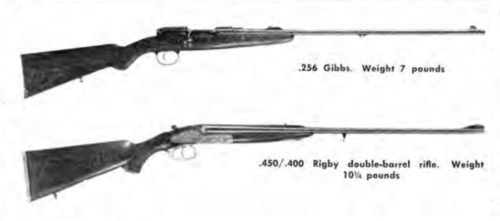 Gibbs Mannlicher-Schönauer Rigby double rifle