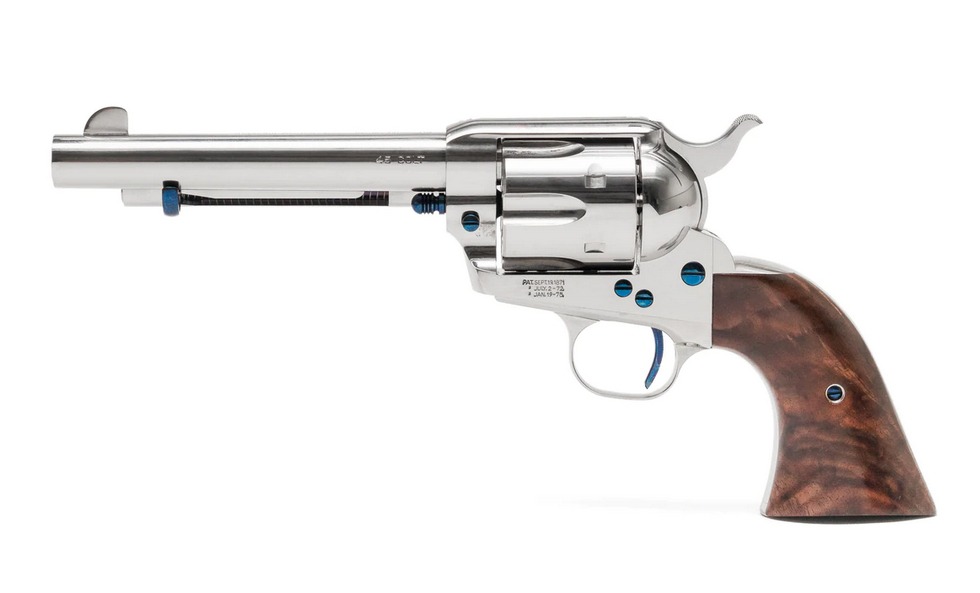 Standard Manufacturing Nickel Plated single action revolver