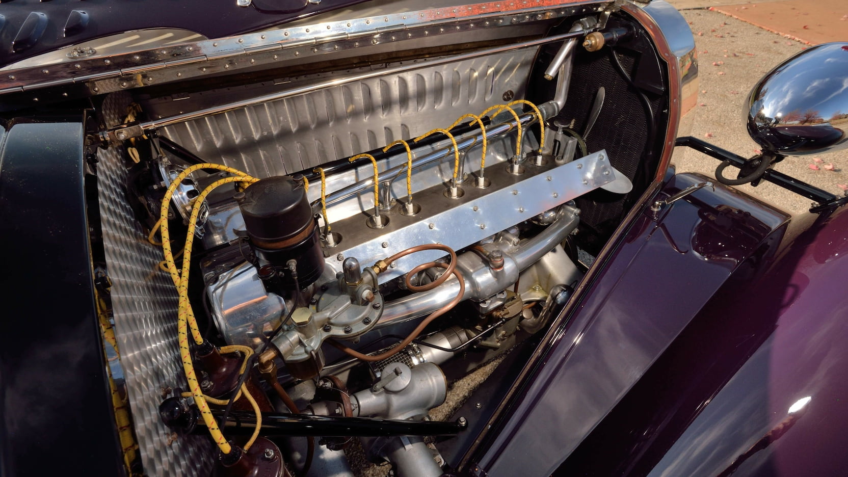 Bugatti Type57 Binder DOHC straight eight engine