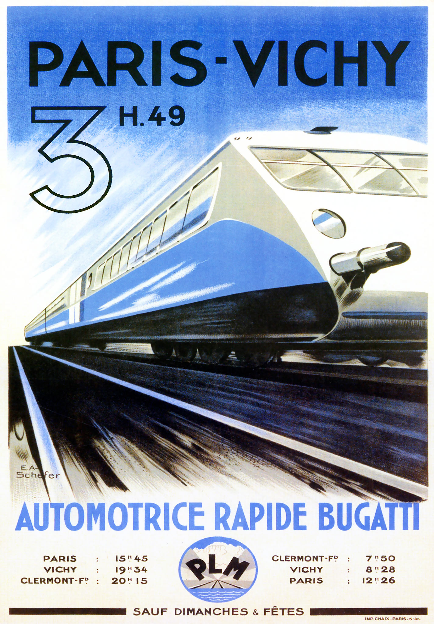 Bugatti Pursang high speed railcar France