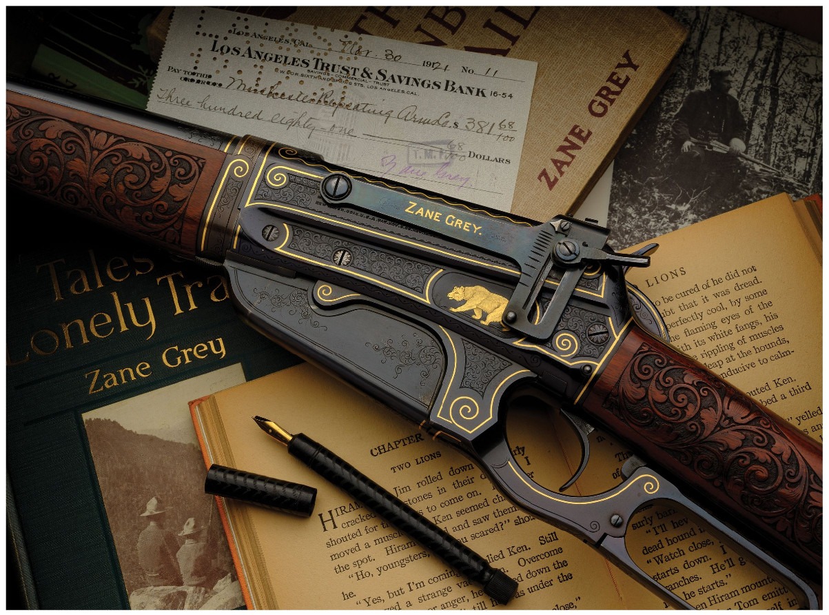 Zane Grey Winchester Model 1895 rifle