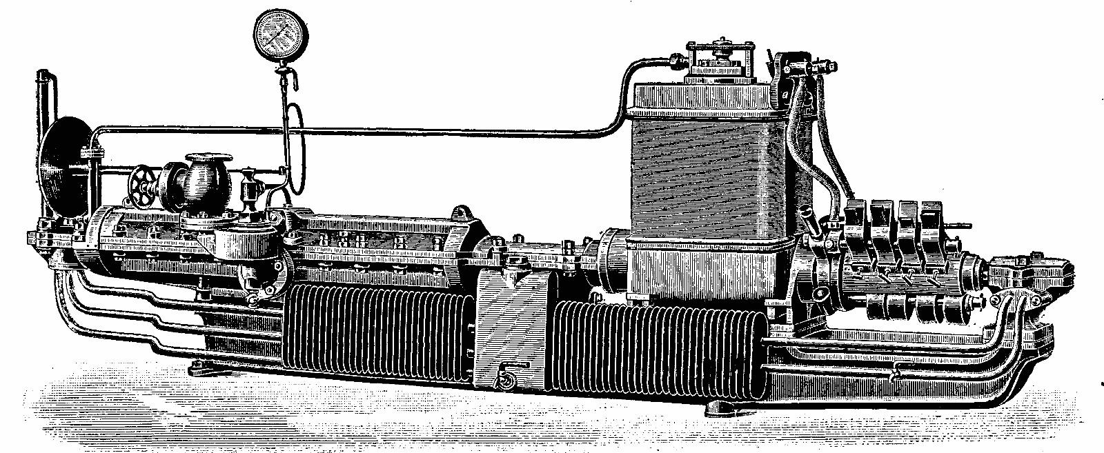 Charles Algernon Parsons first compound steam turbine engine