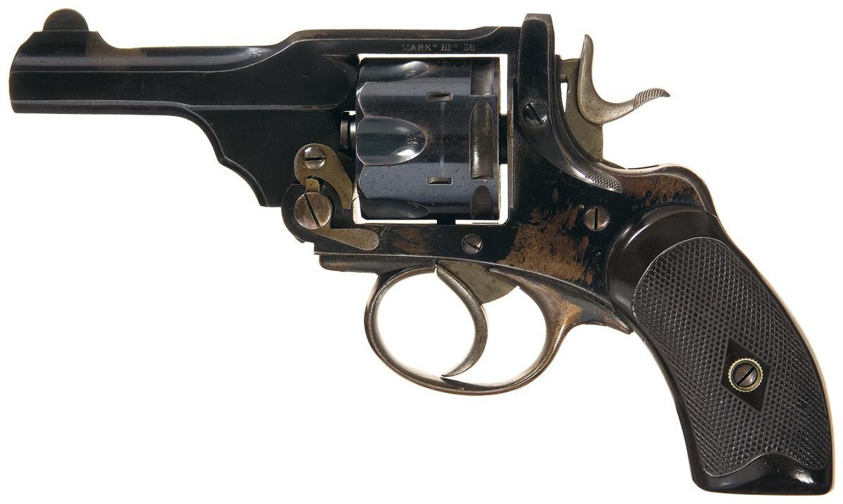 Webley Pocket MkIII revolver.