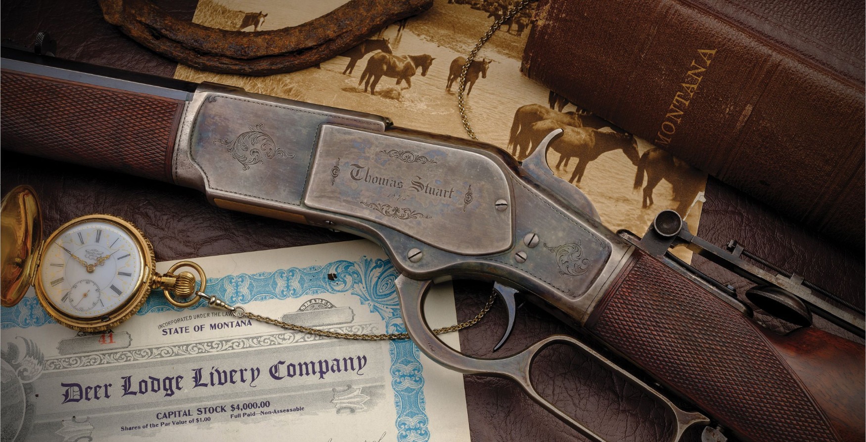 Thomas Stuart Winchester one of one thousand lever action rifle