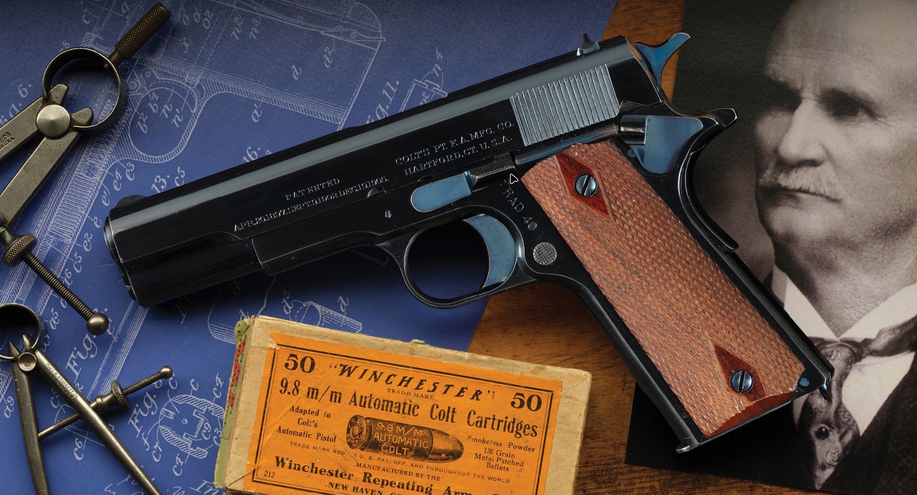 Colt M1910 experimental pistol