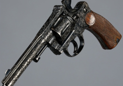 Henri Pieper Patent Model 1893 Gas Seal Double Action Revolver
