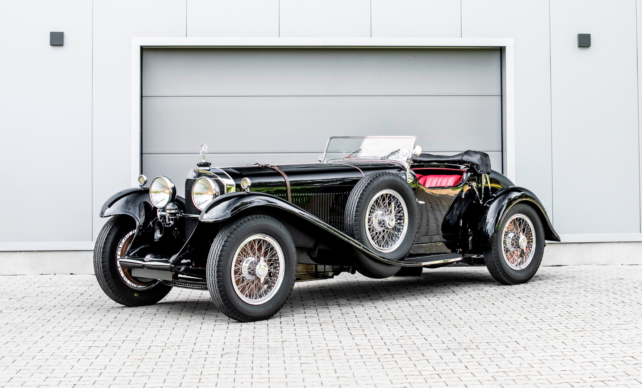 ILARIO 1/43 – Mercedes Benz 710SS 1929 Cabriolet Castagna Résine Argent