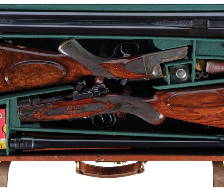 Cased Pair of Westley Richards Sporting Rifles