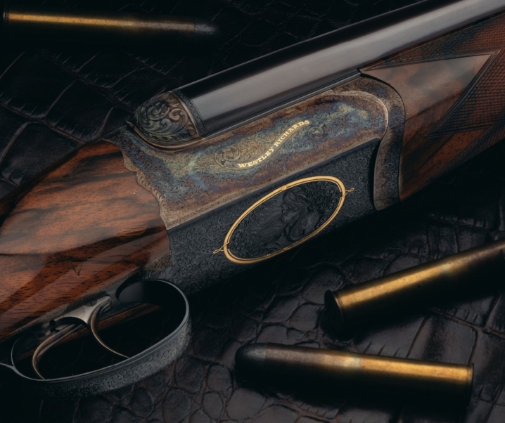 Westley Richards Droplock Double Rifle Engraved by Anja Dammenhayn