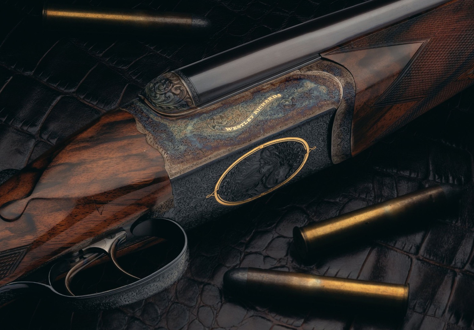 Westley Richards Droplock Double Rifle Engraved Anja Dammenhayn