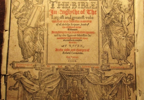 Elizabethan Bible in English From 1566