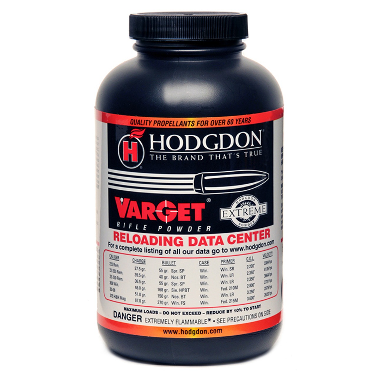 Hodgdon Varget sporting rifle powder propellent