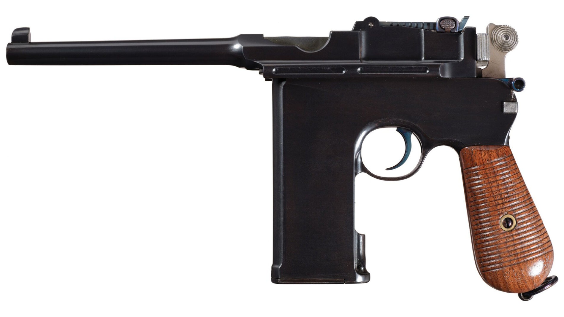 Mauser C96 Twenty Shot Flatside Cone Hammer Pistol