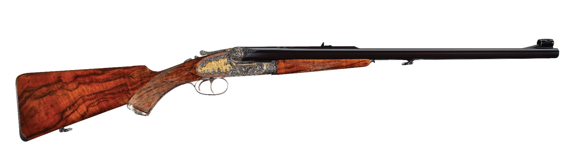 Phil Coggan Engraved Purdey 500NE Double Rifle