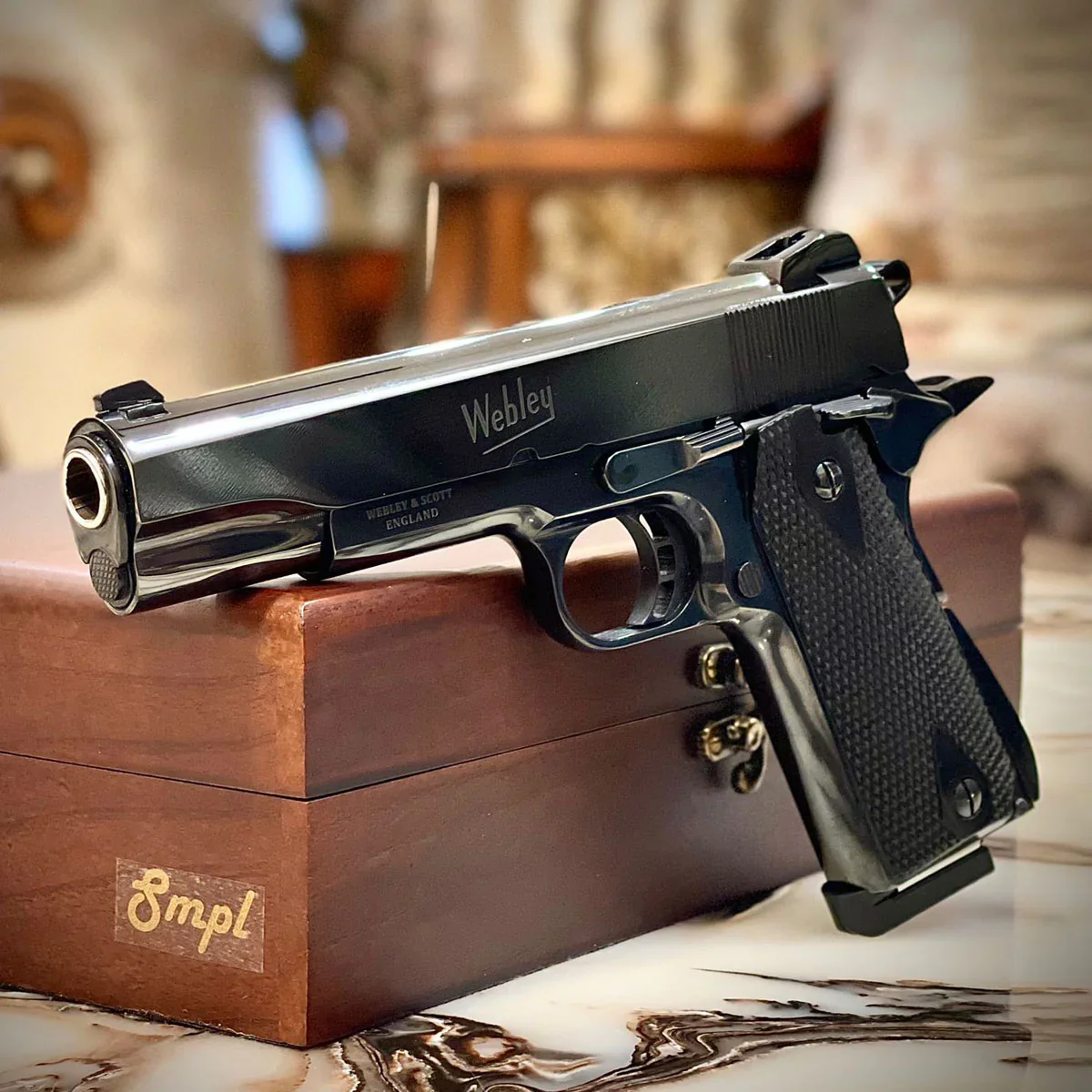 Webley India M1911 pistol