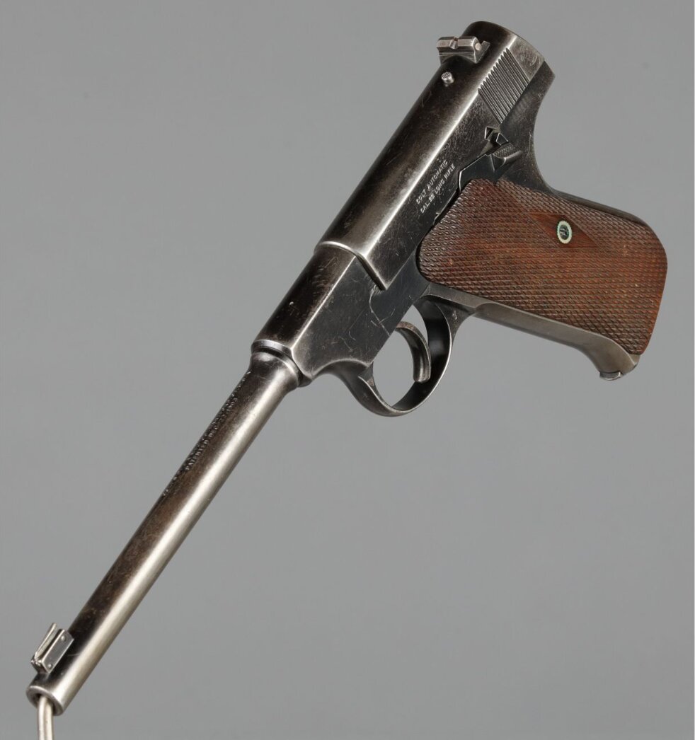 Colt 22 Target Pistol Woodsman two digit model