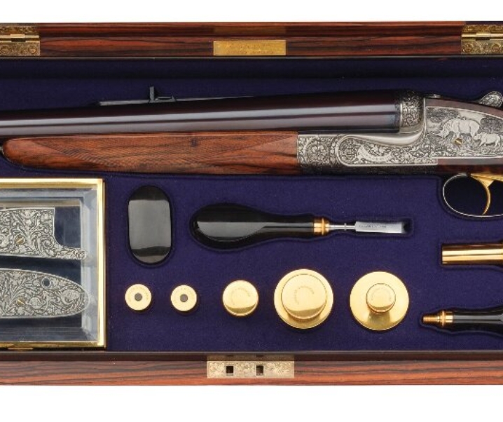 Ken Hunt Engraved Holland & Holland 577 NE Double Rifle