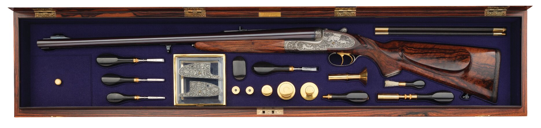 Ken Hunt Engraved Holland and Holland 577NE Double Rifle