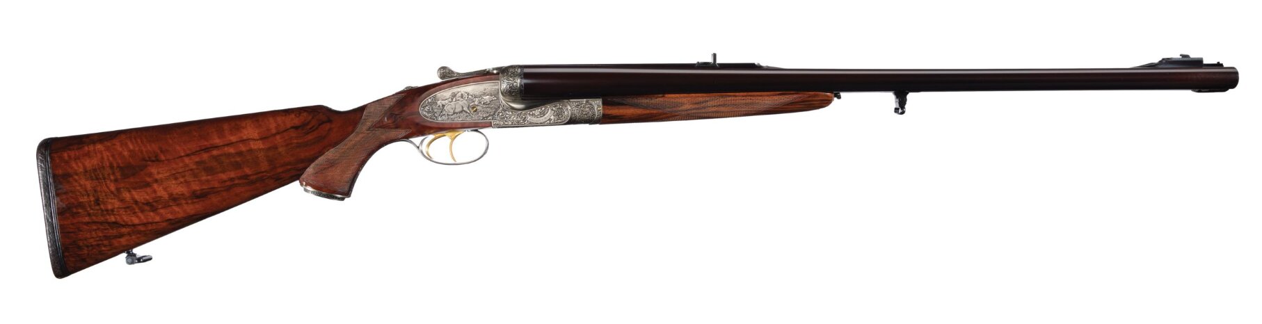 Ken Hunt Engraved Holland and Holland 577NE Double Rifle