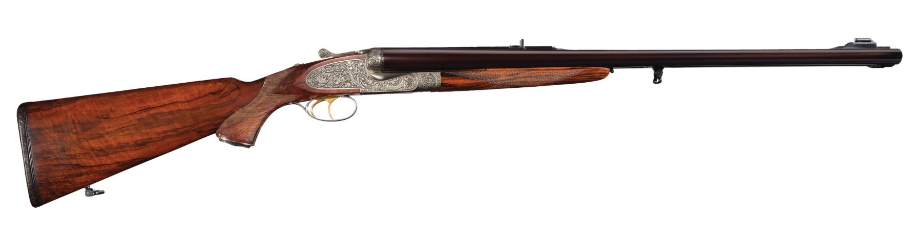Ken Hunt Engraved Holland and Holland 577NE Double Rifle