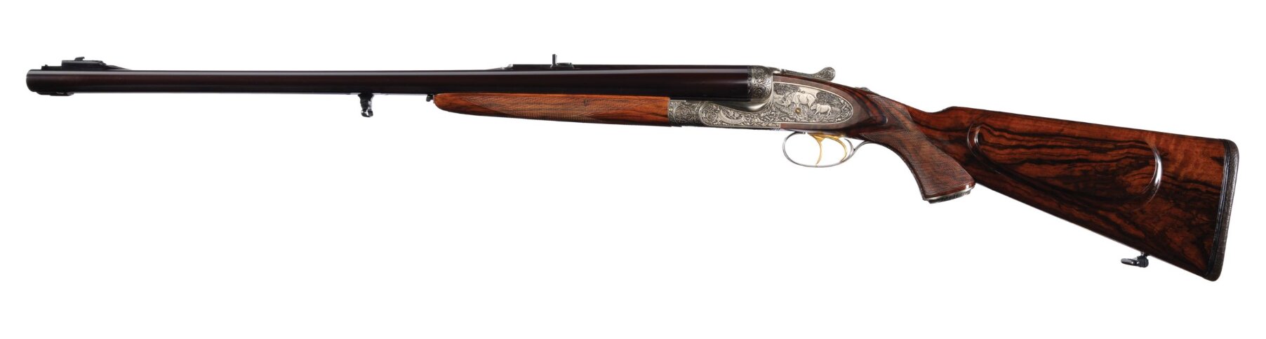 Ken Hunt Engraved Holland and Holland 577NE Double Rifle