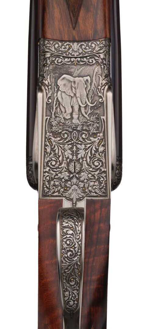 Ken Hunt Engraved Holland and Holland 577NE Double Rifle