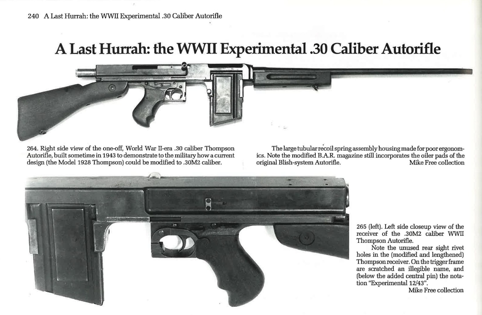 Prototype 30-06 Thompson Machine Gun