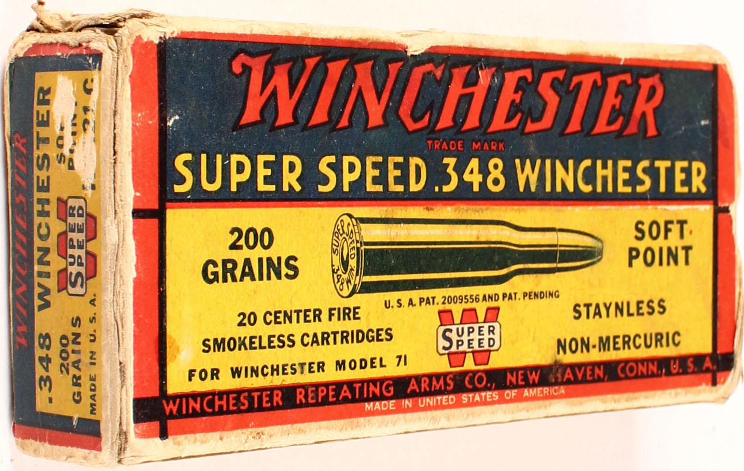 Winchester 348Win sporting rifle cartridge