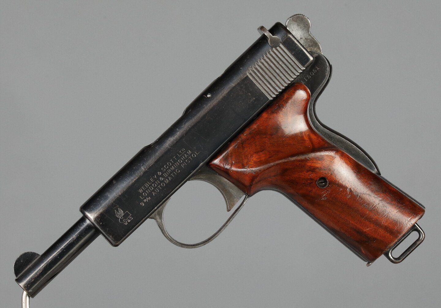 Webley and Scott M1909 automatic pistol